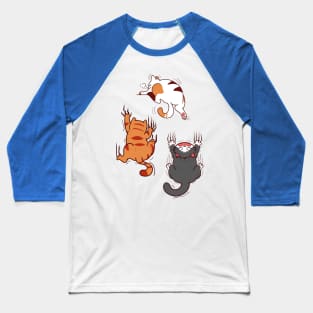 Struggle Cats Funny Baseball T-Shirt